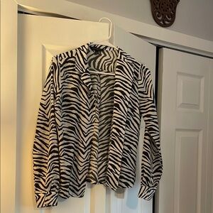 Zebra Print Women's Top